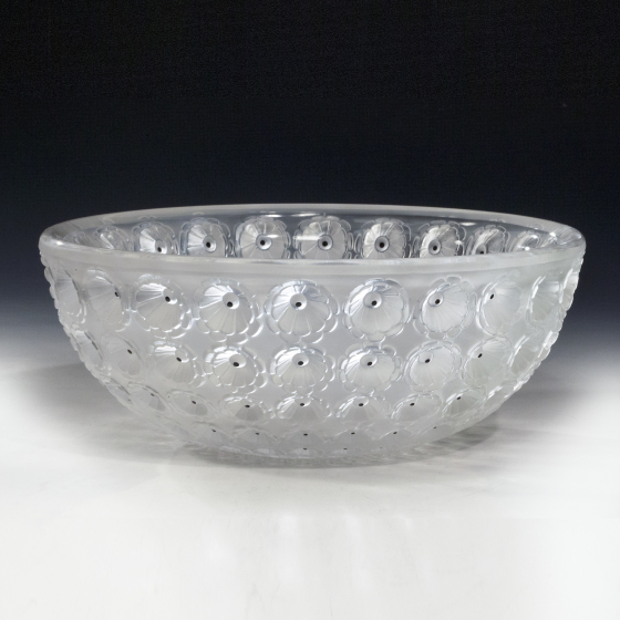 Ваза для фруктов “Nemours”, Франция, фирма "Lalique", XX век