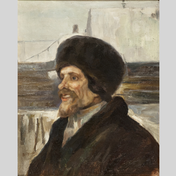 Суриков В.И., этюд к картине «Взятие снежного городка», 1890 г.