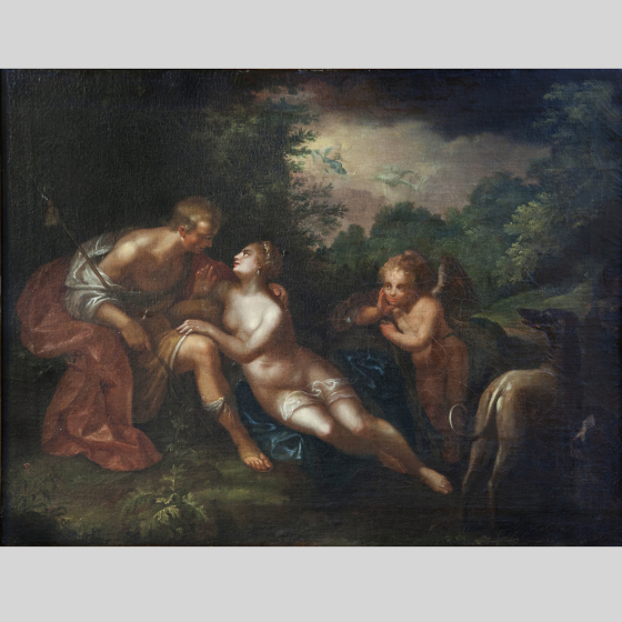 ​К. Нетчер, "Венера и Дионис", XVII век