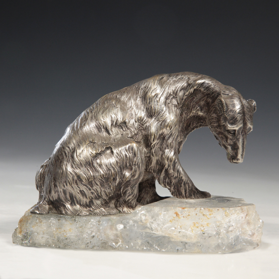 ​Скульптура "Белый медведь на льдине", Россия, кон. XIX века