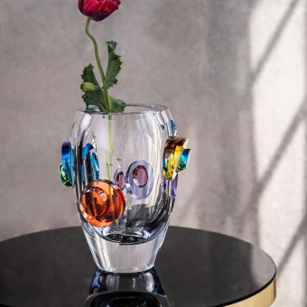 ​Ваза "Galaxy", Чехия, фирма "Moser", XXI век, Р. Рубичик