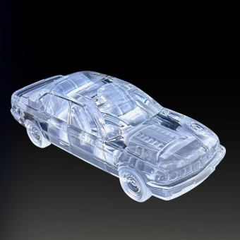 Модель автомобиля "BMW 750IL", Франция, фирма "Daum", XX век, К. Фроссарт