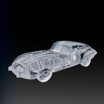 Модель автомобиля "​Jaguar Type-E", Франция, фирма "Daum", XX век