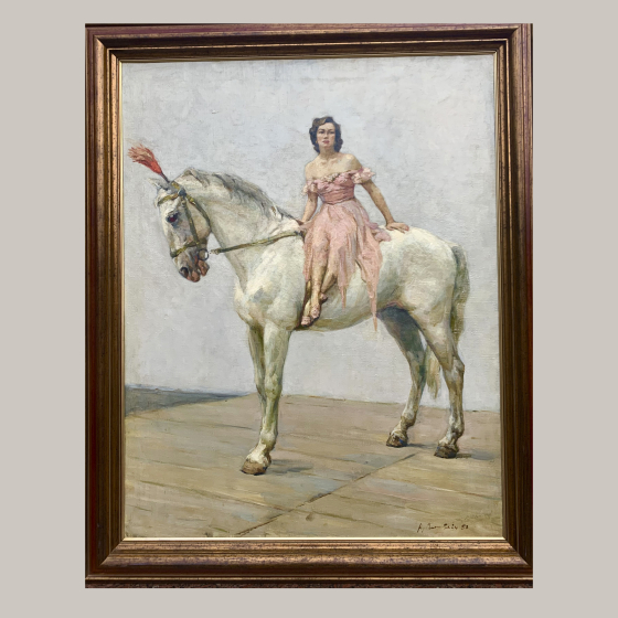 Рубинштейн Д.И., "Наездница", 1953 г. Рубинштейн Д.И., "Наездница", 1953 г.