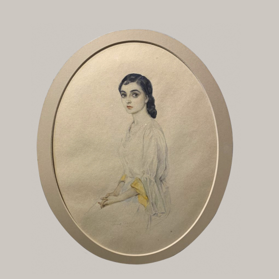 Серов В.А., Портрет балерины, 1945 г. Серов В.А., Портрет балерины, 1945 г.