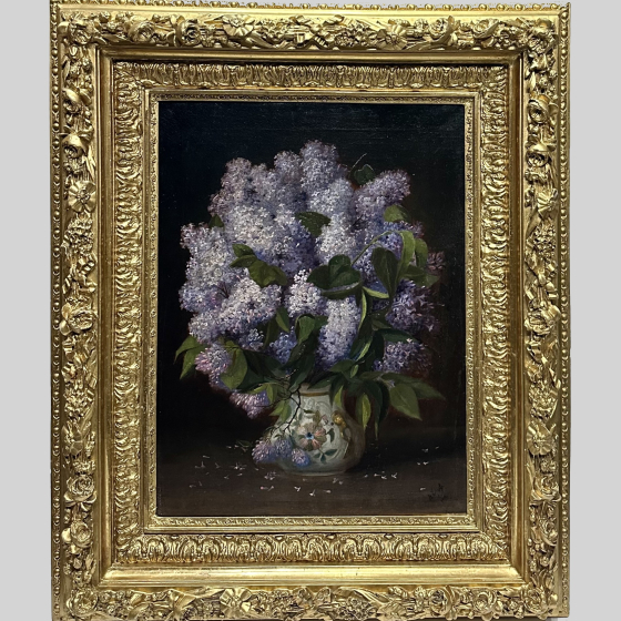 Карцов Н., Натюрморт с сиренью, 1898 г. Карцов Н., Натюрморт с сиренью, 1898 г.