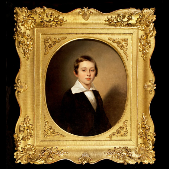 Козина Ш., Портрет мальчика, XIX век Козина Ш., Портрет мальчика, XIX век