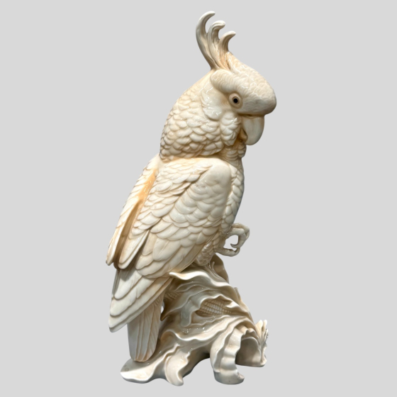 Скульптура "Какаду", Германия, фабрика "Карл Энс", 1919-1945 гг. Скульптура "Какаду", Германия, фабрика "Карл Энс", 1919-1945 гг.