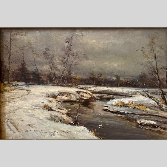 Радимова​ Т.П., Весенний пейзаж, 1957 г.