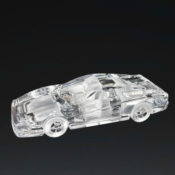 ​Модель автомобиля "Ferrari Testarossa", Франция, фирма "Daum", XX век, Н. Клод