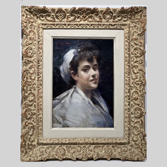 Маковский А.В., Портрет девушки, 1892 г. Маковский А.В., Портрет девушки, 1892 г.