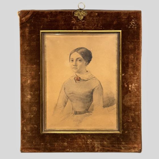 Тихобразов Н.И., Портрет девушки, 1830-1840-е гг. Тихобразов Н.И., Портрет девушки, 1830-1840-е гг.