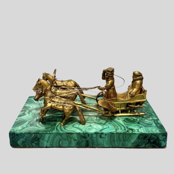 ​Скульптурная композиция «Зимняя тройка», Россия, XIX век, Лансере Е.А.