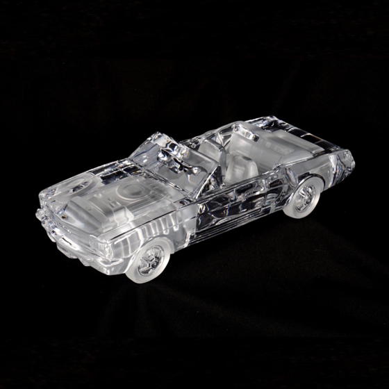 ​Модель автомобиля "Форд Мустанг Кабриолет", Франция, фирма "Daum", XX век, К. Фроссарт