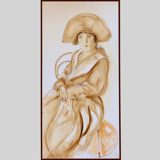 Хамдамов Р.У., "Женский портрет", 2011 г.