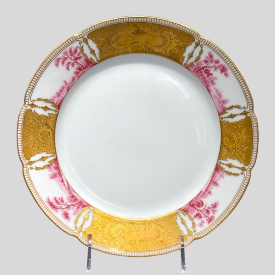 Тарелка из Пурпурового сервиза, Россия, Императорский Фарфоровый Завод, 1905 г., Кремер Э.Я.