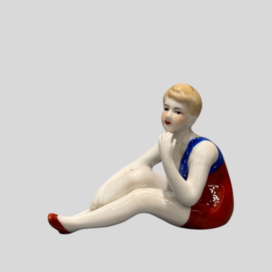 Скульптура "Девушка в купальнике", Франция, 1920-е гг.