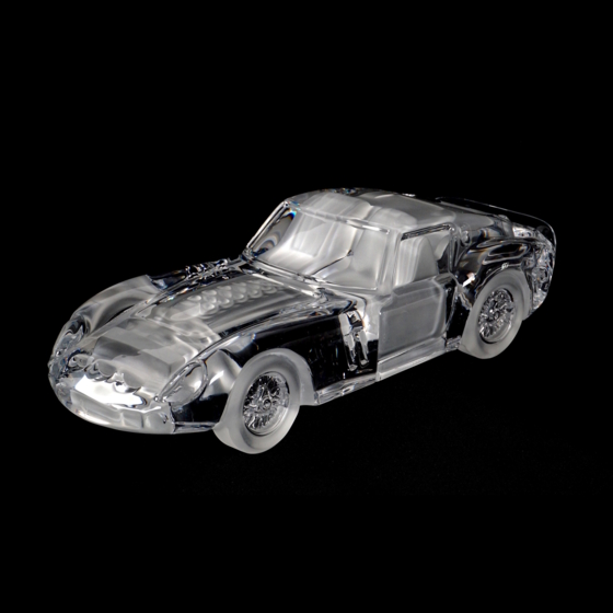 ​Модель автомобиля "Ferrari 250 GTO", Франция, фирма "Daum", 1989 г., К. Фроссарт