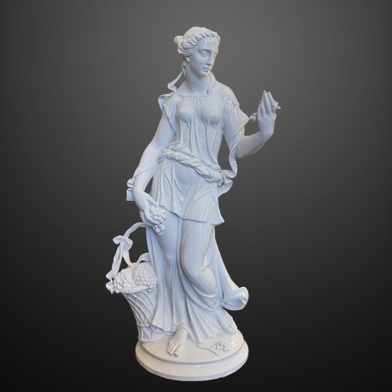 Скульптура «​Деметра», Германия, старейшая Фолькштедтская мануфактура, 1940-е гг., Г. Оппель