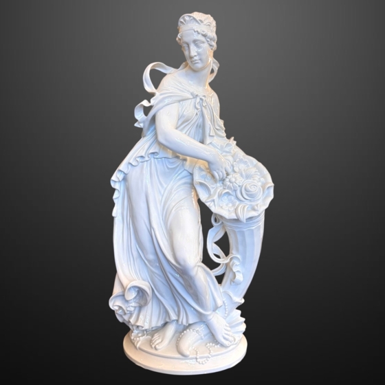 ​Скульптура «Флора», Германия, старейшая Фолькштедтская мануфактура, 1940-е гг., Г. Оппель 