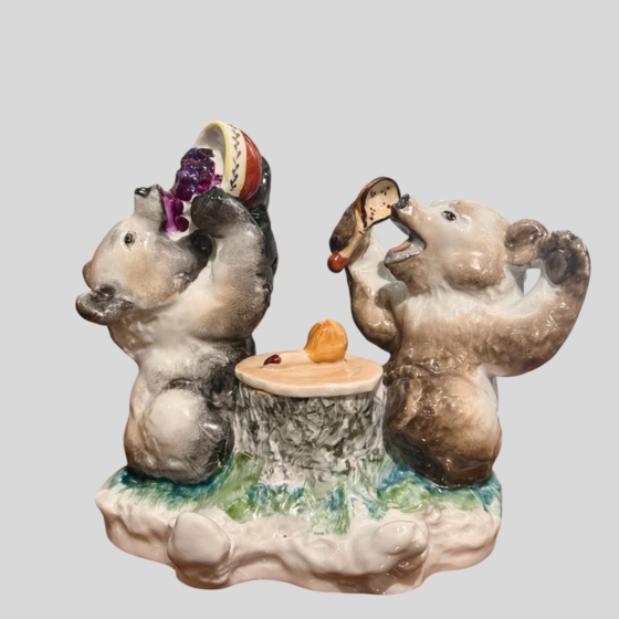 ​Чeрнильница «Mедвежaтa cлaдкoeжки», СССР, ЛФЗ, 1950-1960-е гг.