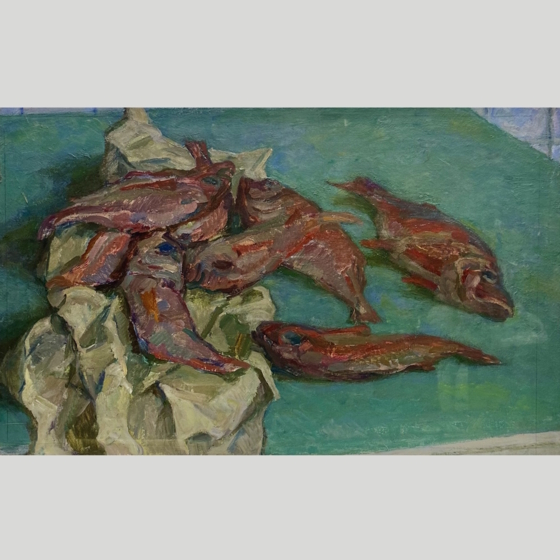 Ленивцев В., "Мелкие окуни", 1976 г.