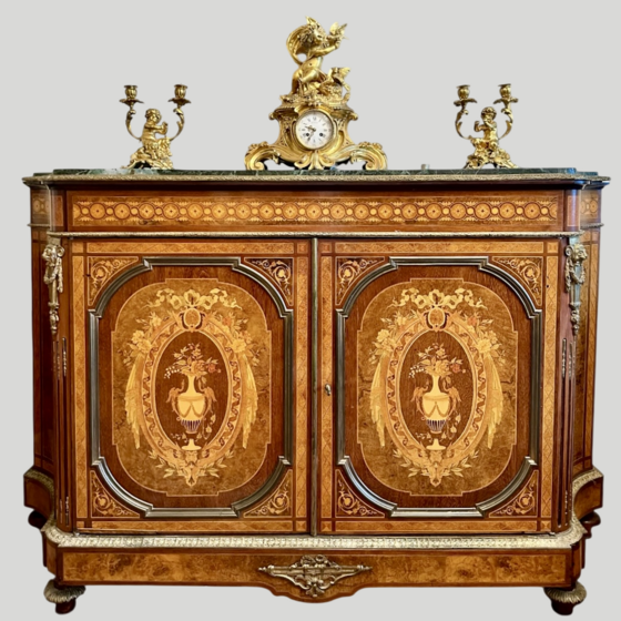 ​Комод в стиле Людовика XVI, Франция, фирма "Пелькот и Луво", 1860-1870-е гг.