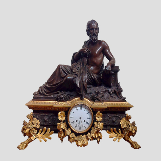 Часы каминные, Франция, фирма «Братья Рэнго», 1860-1870-е гг. Часы каминные, Франция, фирма «Братья Рэнго», 1860-1870-е гг.