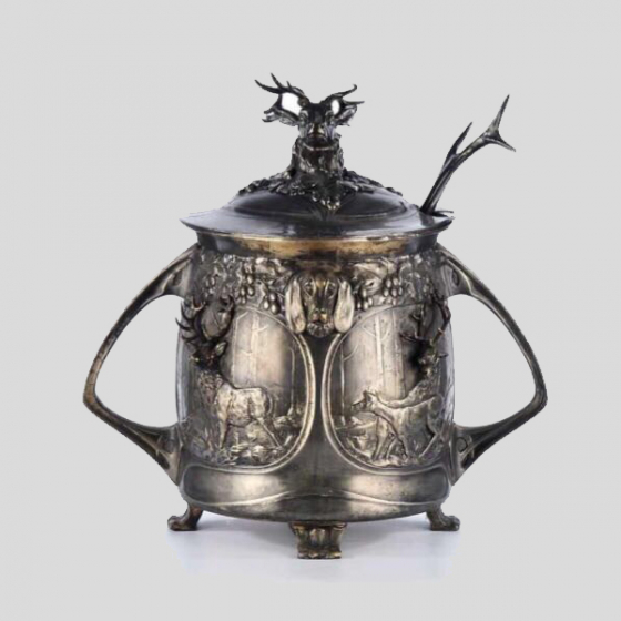 Крюшонница "Охотничья", Германия, 1890-1900 гг.
