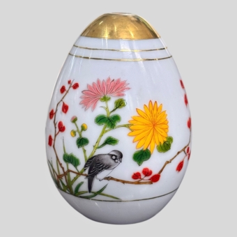 ​Пасхальное яйцо «Цветы и птицы», Россия, ИСЗ, XIX век