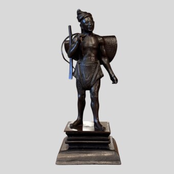 ​Бирманский мужчина с корзиной, Западная Европа, 1910-1920-е гг.