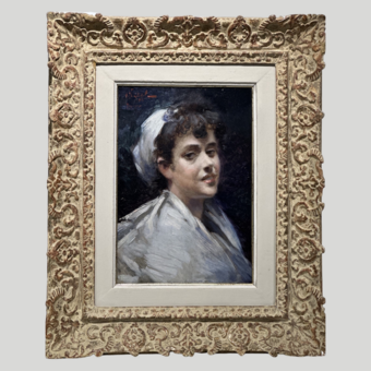 Маковский А.В., Портрет девушки, 1892 г. 