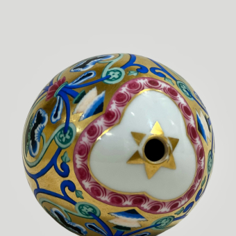 Яйцо пасхальное со стилизованными орнаментами, ИФЗ, 1890-е гг.