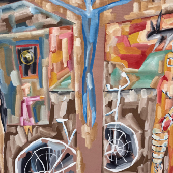 Крикис А.Я., "Распятие", 1986 г.
