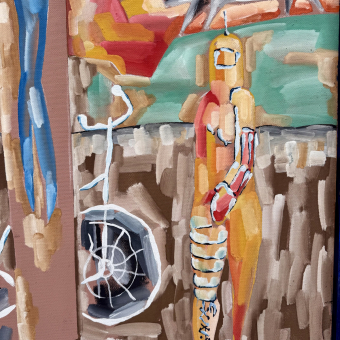 Крикис А.Я., "Распятие", 1986 г.