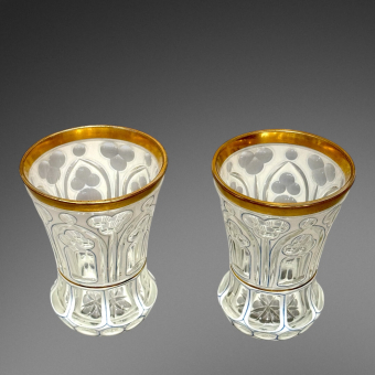 Парные стаканы, Россия(?), 1840-е гг.