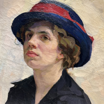 Соколов М.Г., Женский портрет, 1914 г.