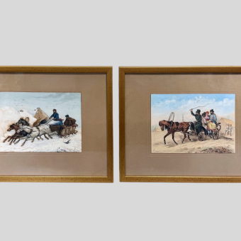 ​Зимняя тройка, 1840-1850-е гг.