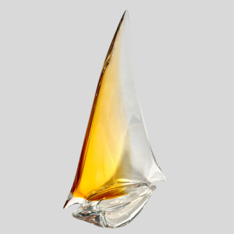 ​Скульптура "Парусник" из муранского стекла, Италия, XX век