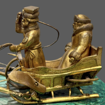 ​Скульптурная композиция «Зимняя тройка», Россия, XIX век, Лансере Е.А.