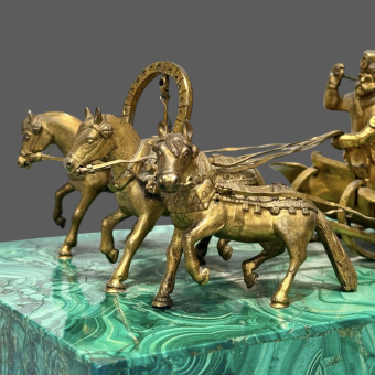 ​Скульптурная композиция «Зимняя тройка», Россия, XIX век, Лансере Е.А.