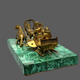 ​Скульптурная композиция «Зимняя тройка», Россия, XIX век, Лансере Е.А.