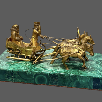 ​Скульптурная композиция «Зимняя тройка», Россия, XIX век, Лансере Е.А.