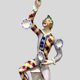 ​Скульптура "Жонглер", Германия, мануфактура "Мейсен", XX век, П. Штранг