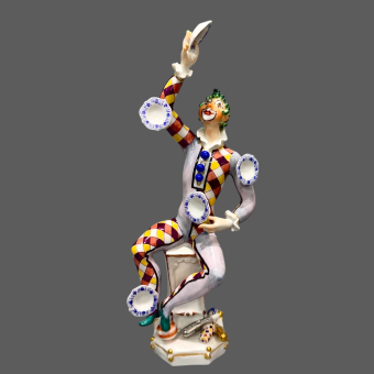 ​Скульптура "Жонглер", Германия, мануфактура "Мейсен", XX век, П. Штранг