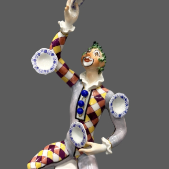 ​Скульптура "Жонглер", Германия, мануфактура "Мейсен", XX век, П. Штранг