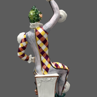 ​Скульптура "Жонглер", Германия, мануфактура "Мейсен", XX век, П. Штранг