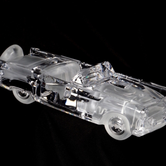 Модель автомобиля "Форд Громовая Птица Кабриолет", Франция, фирма "Daum", XX век, К. Фроссарт