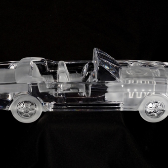 ​Модель автомобиля "Форд Мустанг Кабриолет", Франция, фирма "Daum", XX век, К. Фроссарт