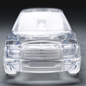 Модель автомобиля "Мерседес Бенц 500 СЕЛ", Франция, фирма "Daum", 1989 г., К. Фроссарт​